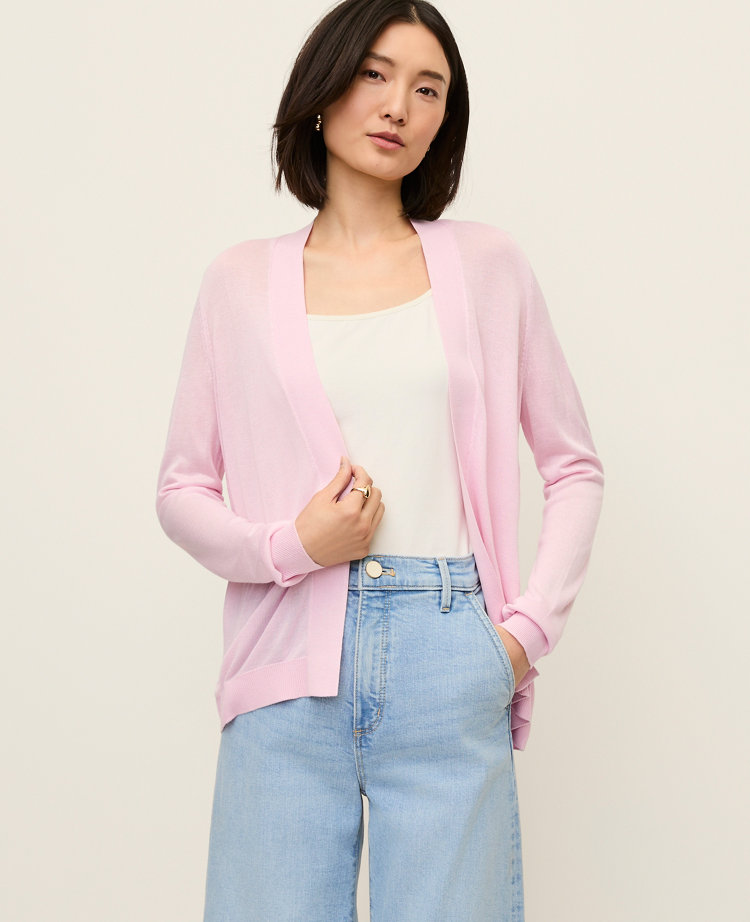 Lightweight Open Cardigan