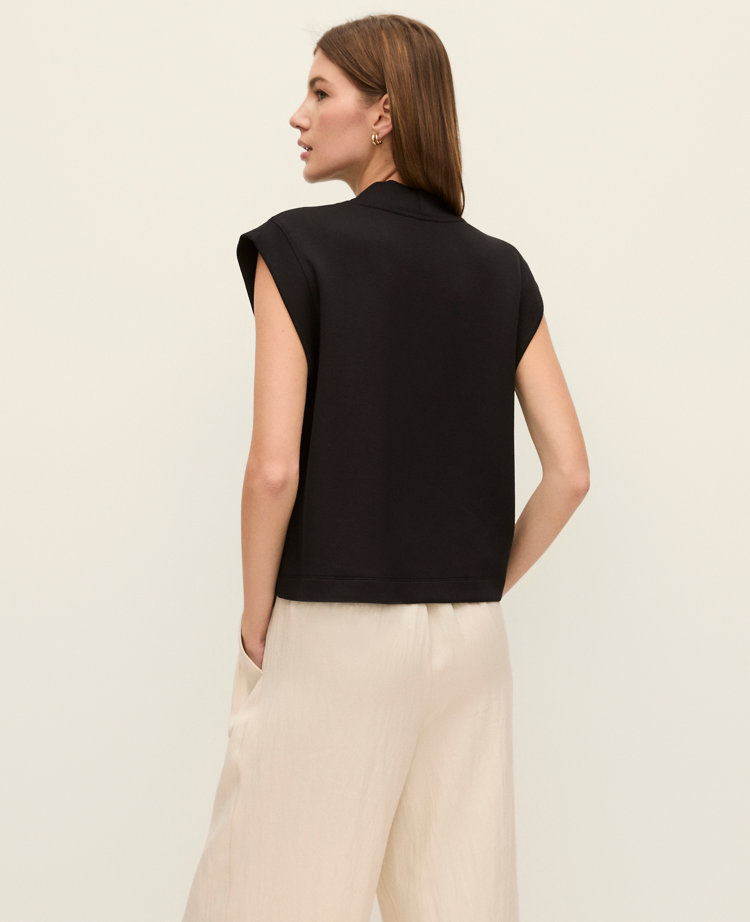 Weekend Collection Scuba V-Neck Top