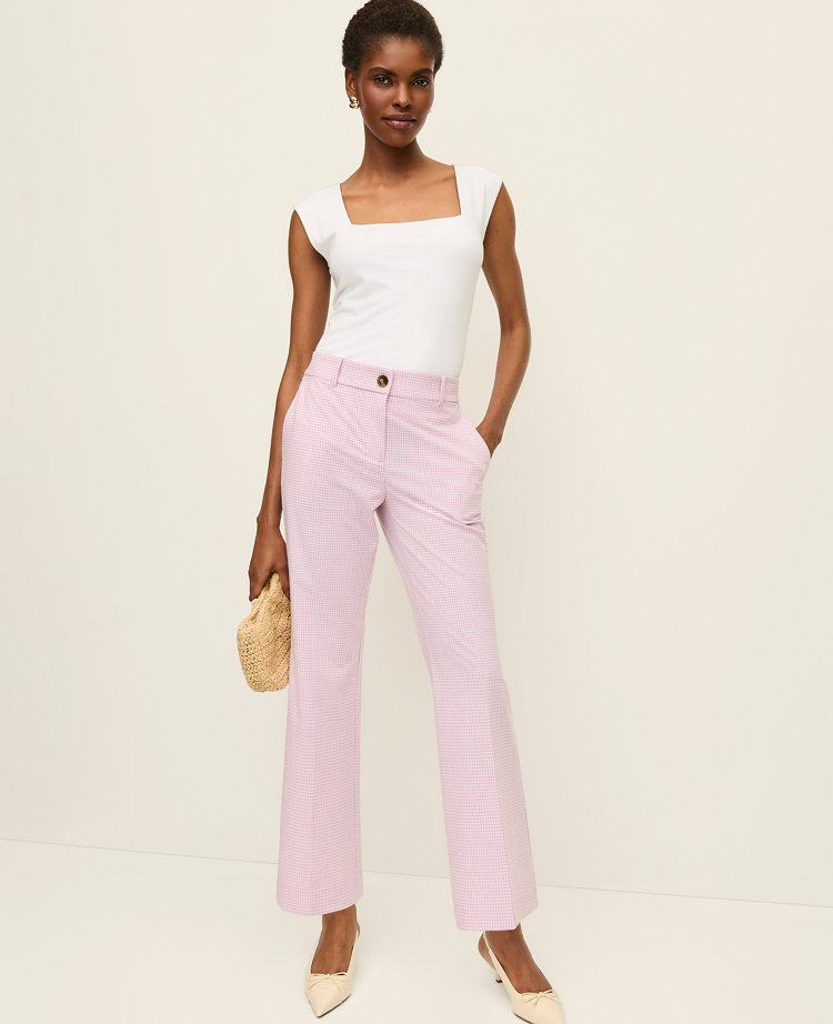 The Tall Jayne Crop Trouser In Gingham
