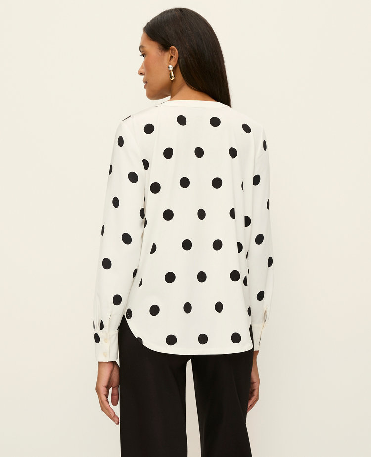 Mixed Media Dotted Top