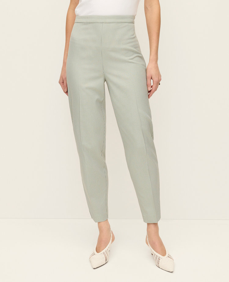 The Petite Natalie Pant in Houndstooth