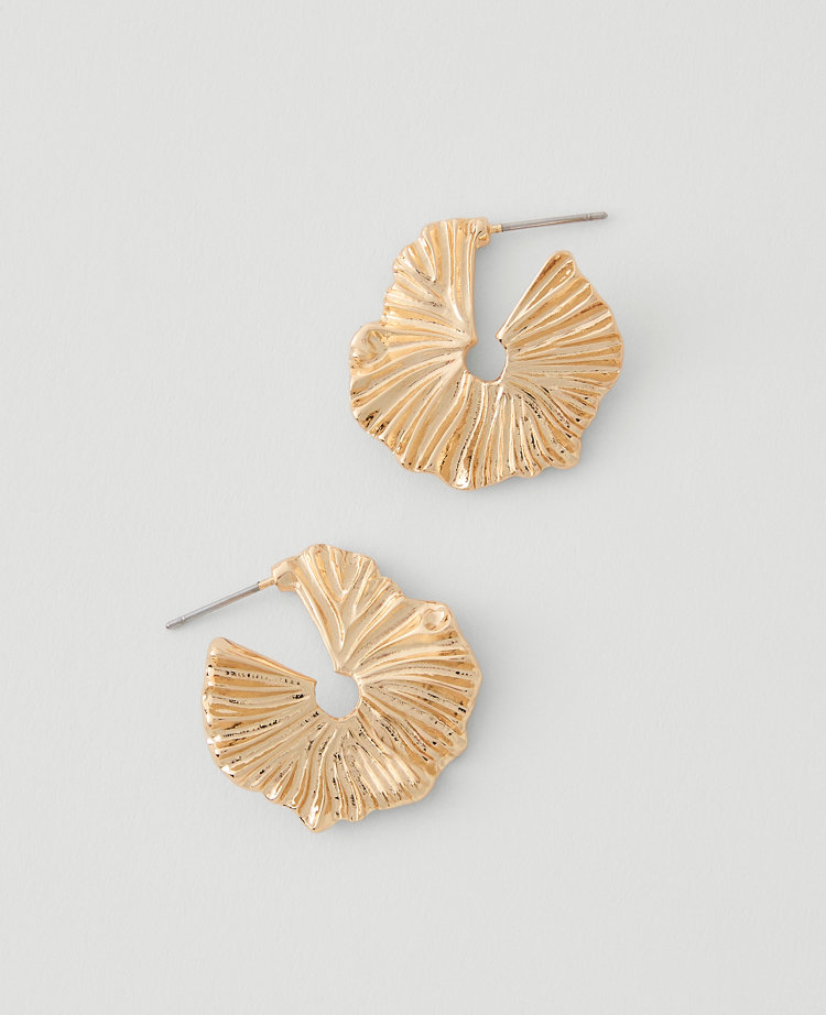 Textured Hoop Earrings