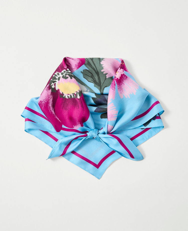 Weekend Collection Floral Silk Scarf