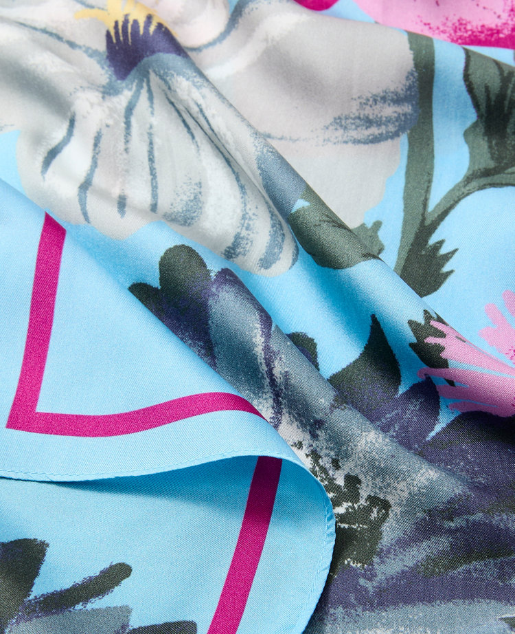 Weekend Collection Floral Silk Scarf
