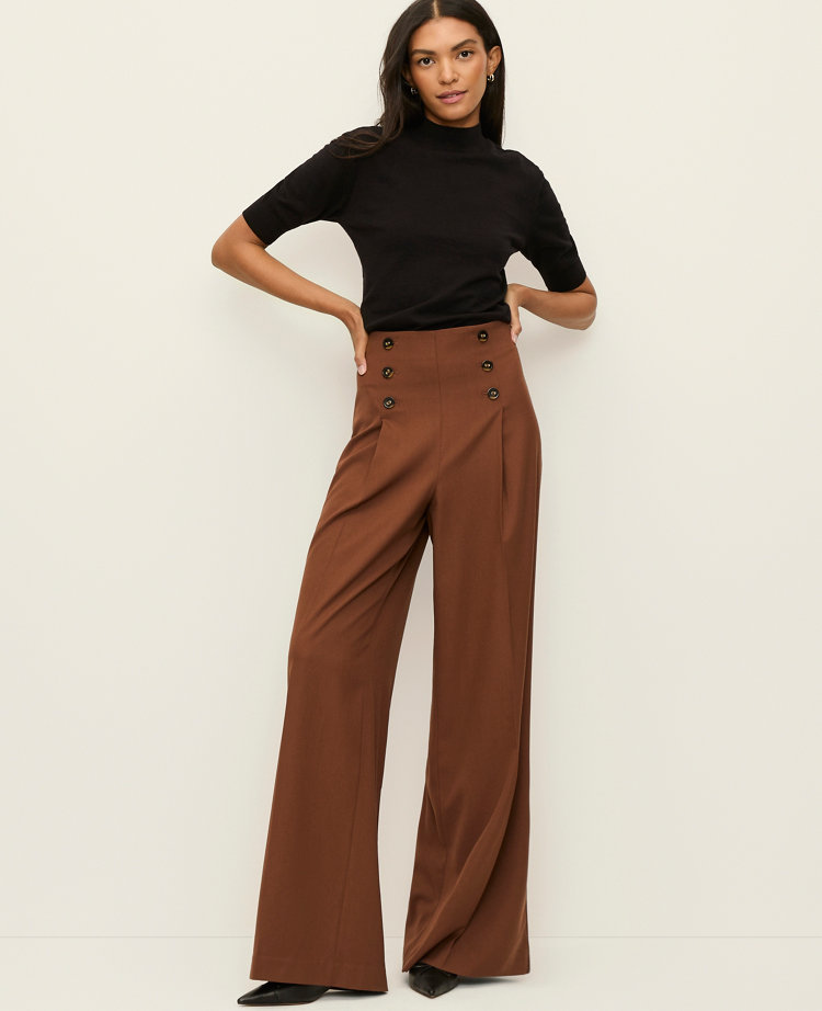 The Petite Wide-Leg Sailor Pant