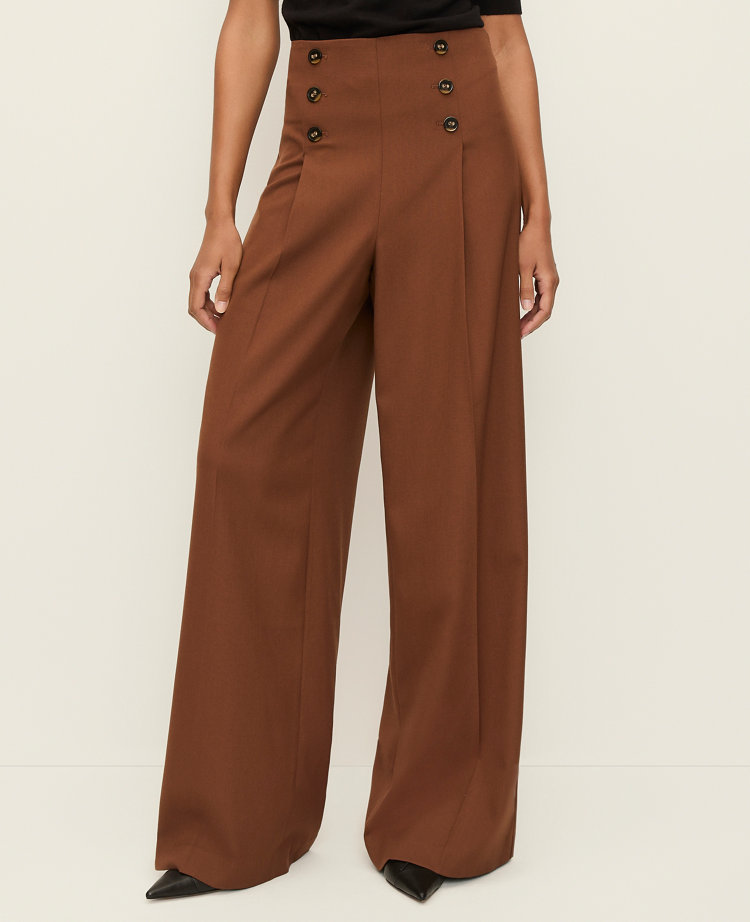The Petite Wide-Leg Sailor Pant