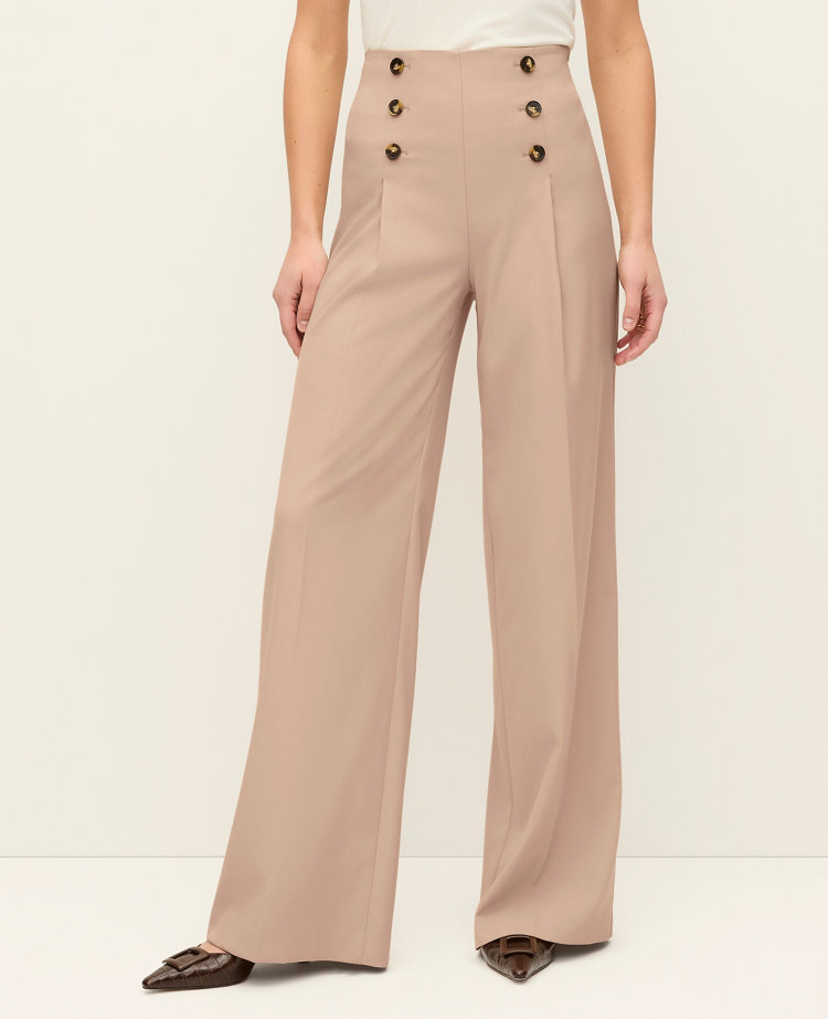 The Petite Wide-Leg Sailor Pant