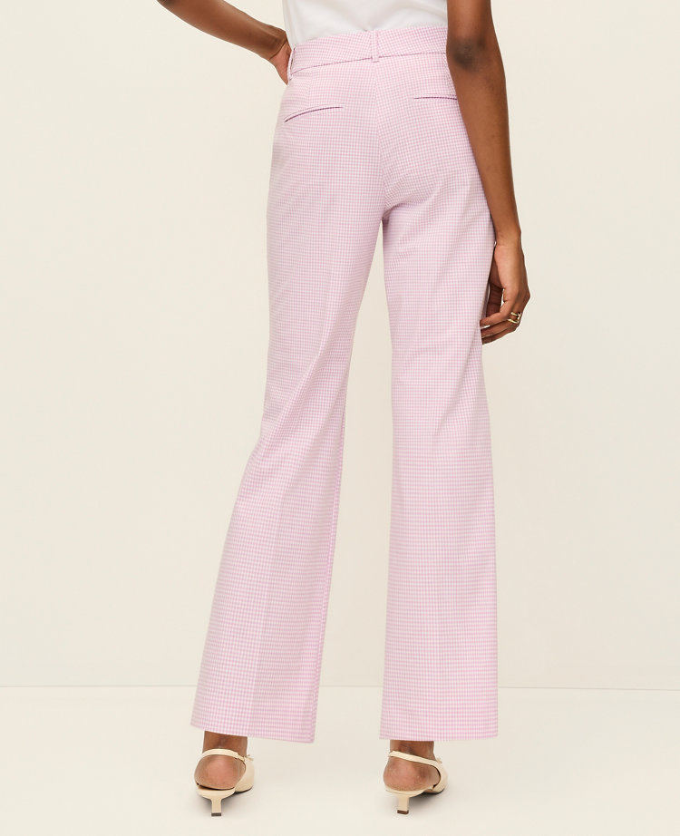 The Petite Relaxed Jayne Trouser in Gingham — Curvy Fit