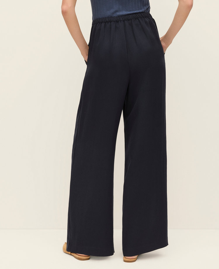 Petite Weekend Collection Easy Fit Wide-Leg Pant