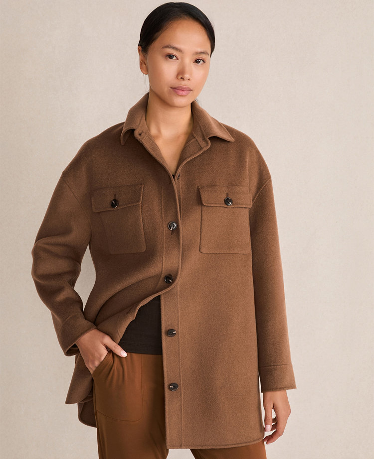 Haven Well Within Wool Blend Oversized Shaket