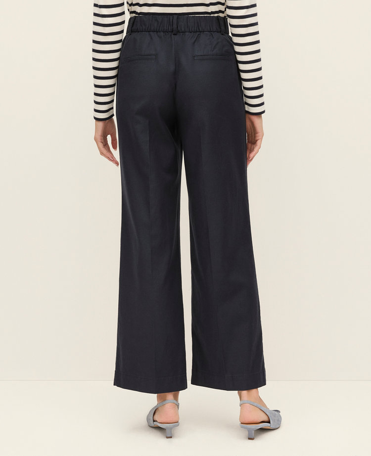 The Petite Weekend Collection Everyday Wide-Leg Ankle Pant