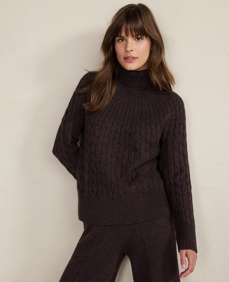 Haven Well Within Organic Cotton Blend Gradient Cable Sweater