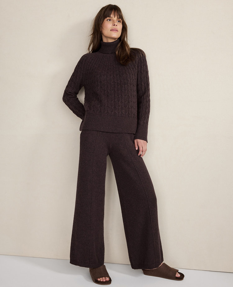 Haven Well Within Organic Cotton Blend Gradient Cable Sweater