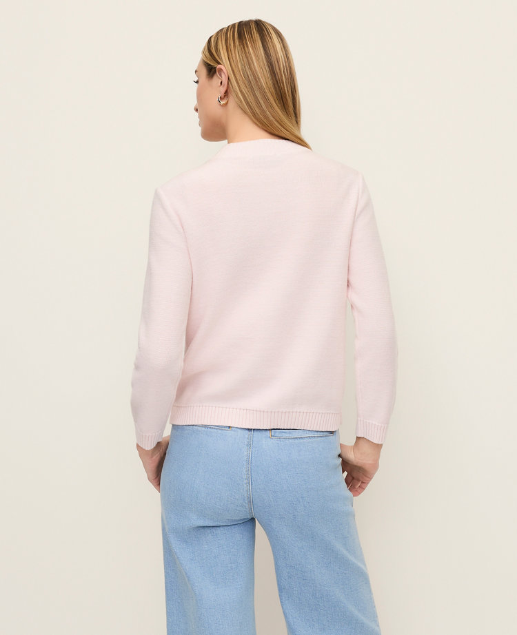 Petite Crew Neck Cardigan