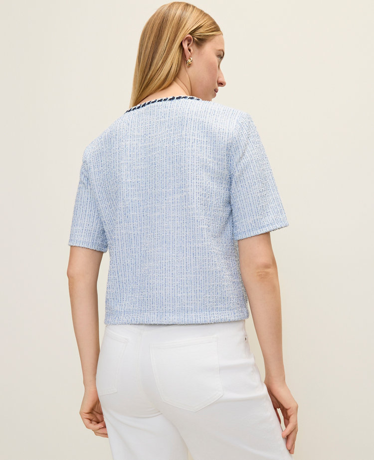 Metallic Tweed Jacket