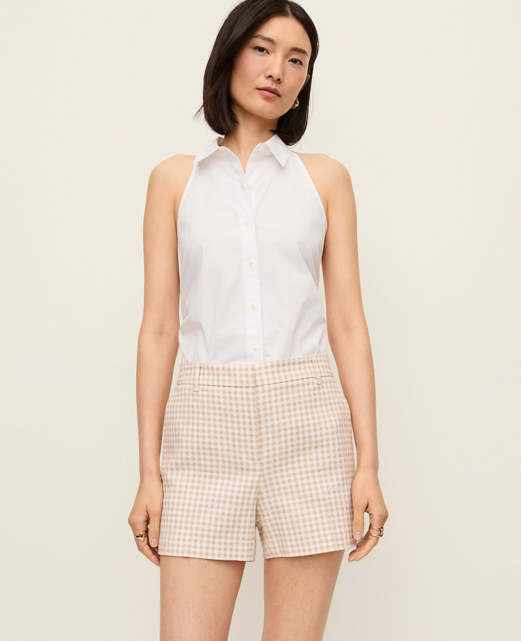 The Petite City Short in Gingham