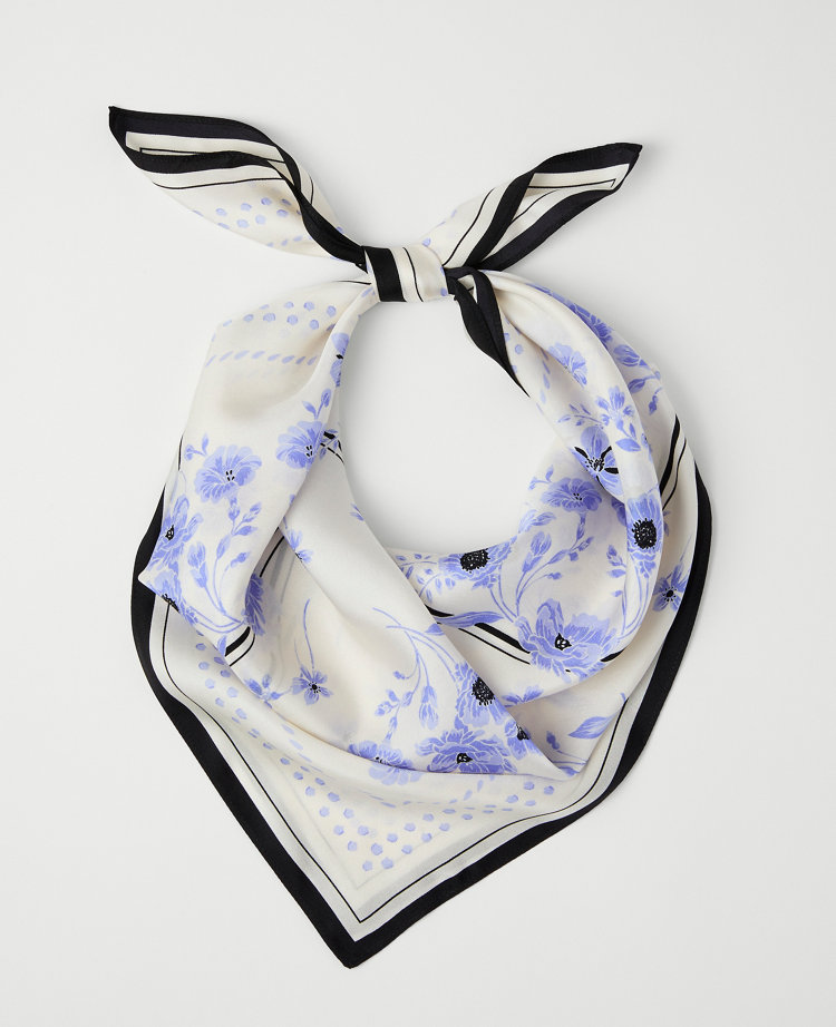Floral Silk Scarf