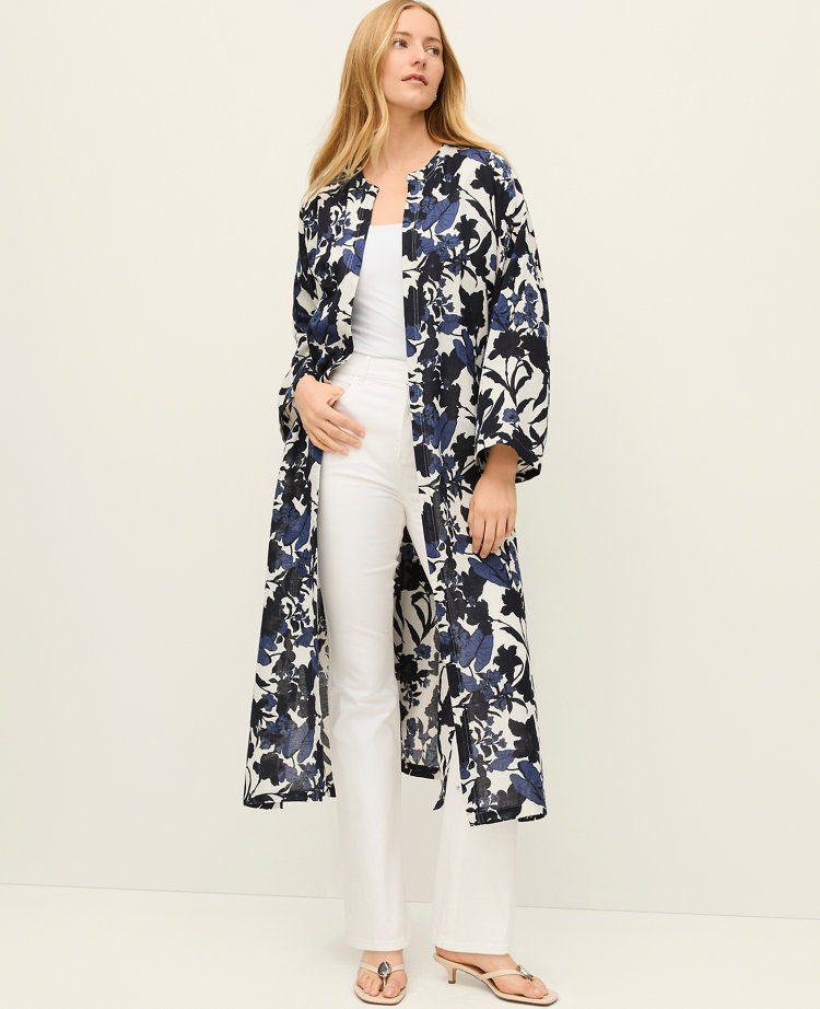 Floral Belted Kimono