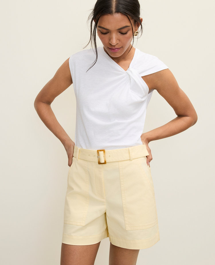 Petite Weekend Belted Short