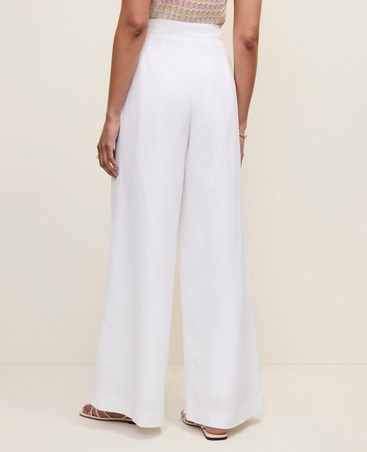 The Statement Palazzo Pant in Linen Blend