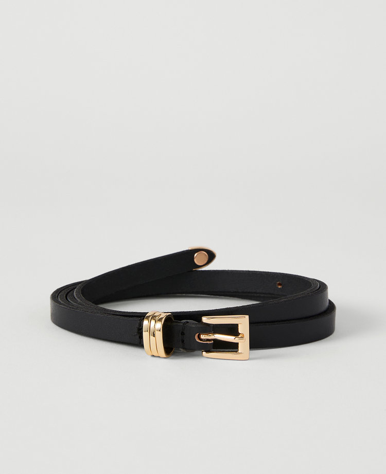 Skinny Leather Belt