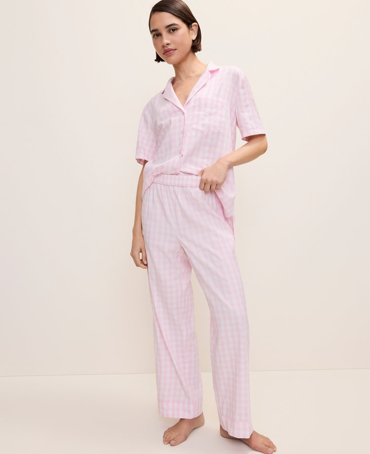 Gingham Pajama Set