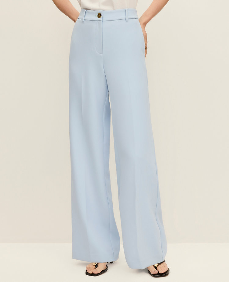 The Perfect Wide-Leg Pant in Fluid Crepe