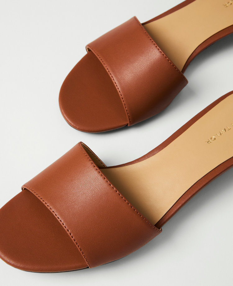 Weekend Leather Wedge Sandal