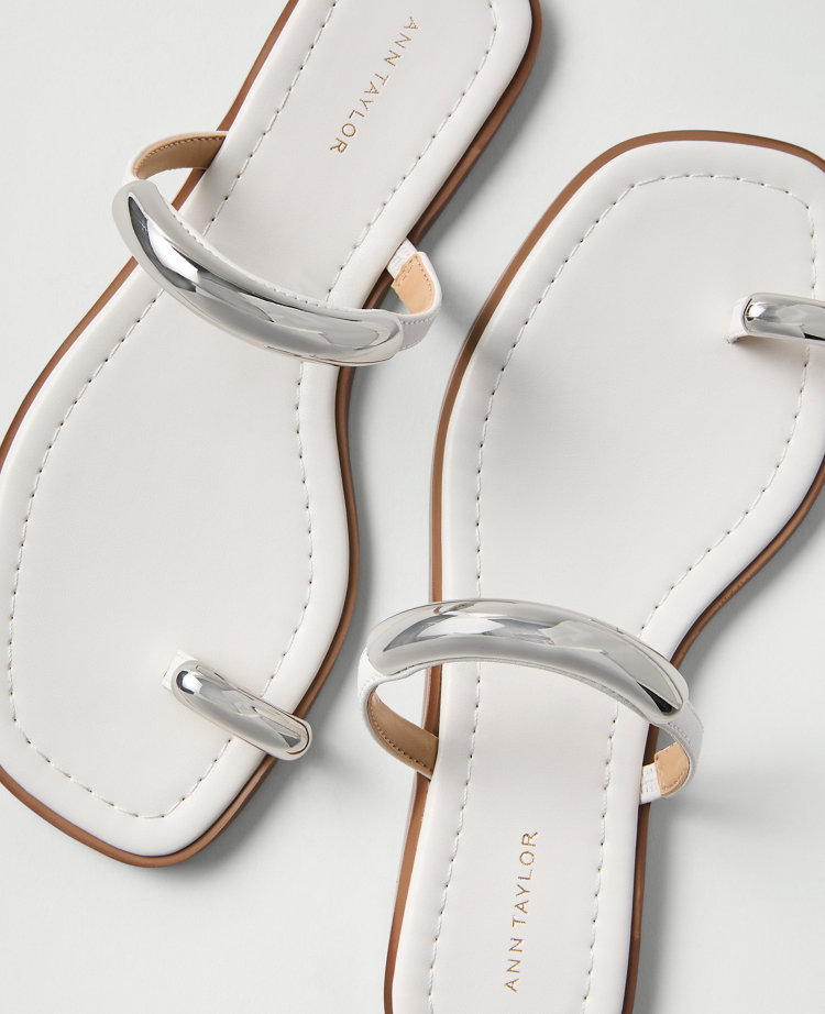 Leather Embellished Sandal