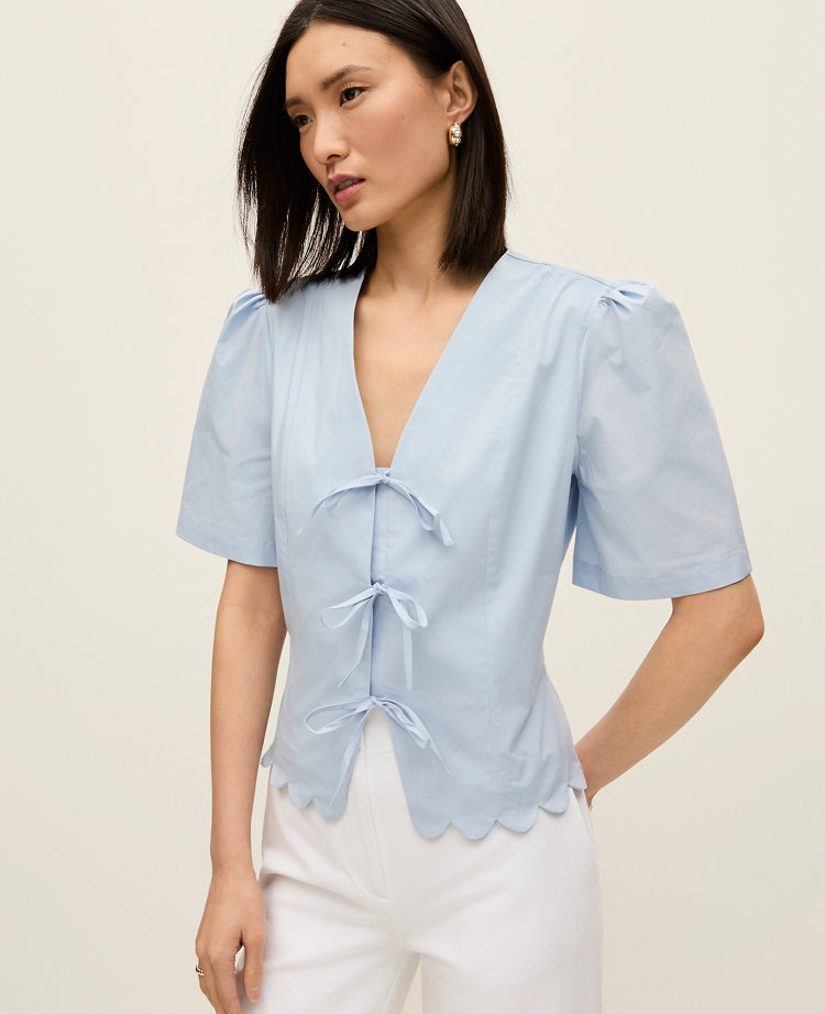 Tie Front Blouse