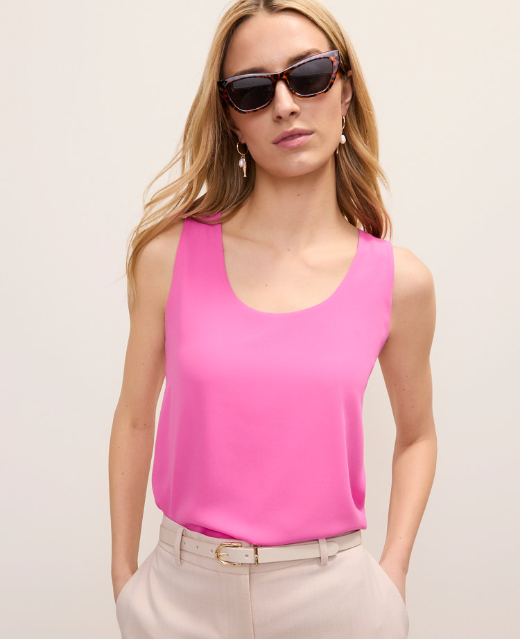 Mixed Media Tank Top