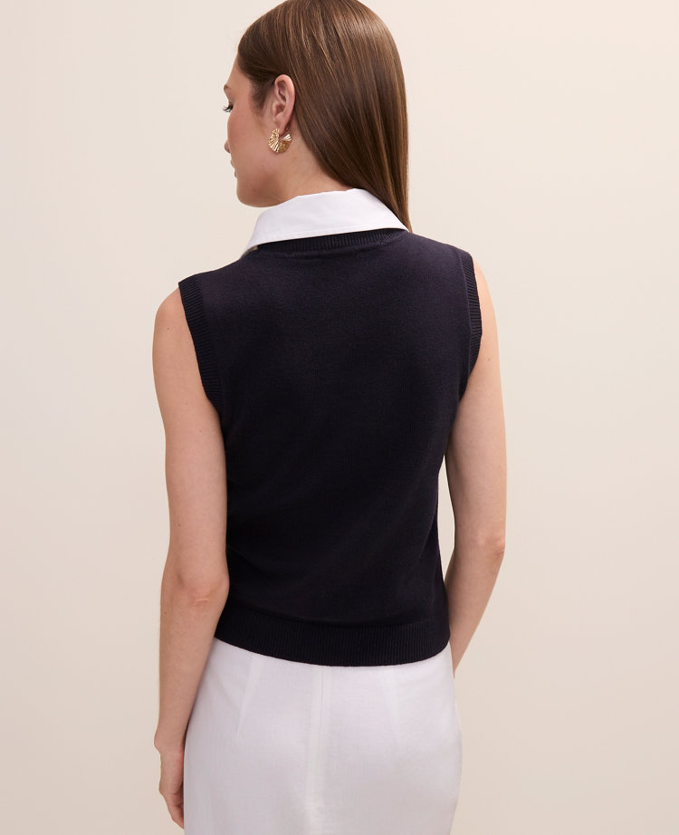 Collared Sweater Vest