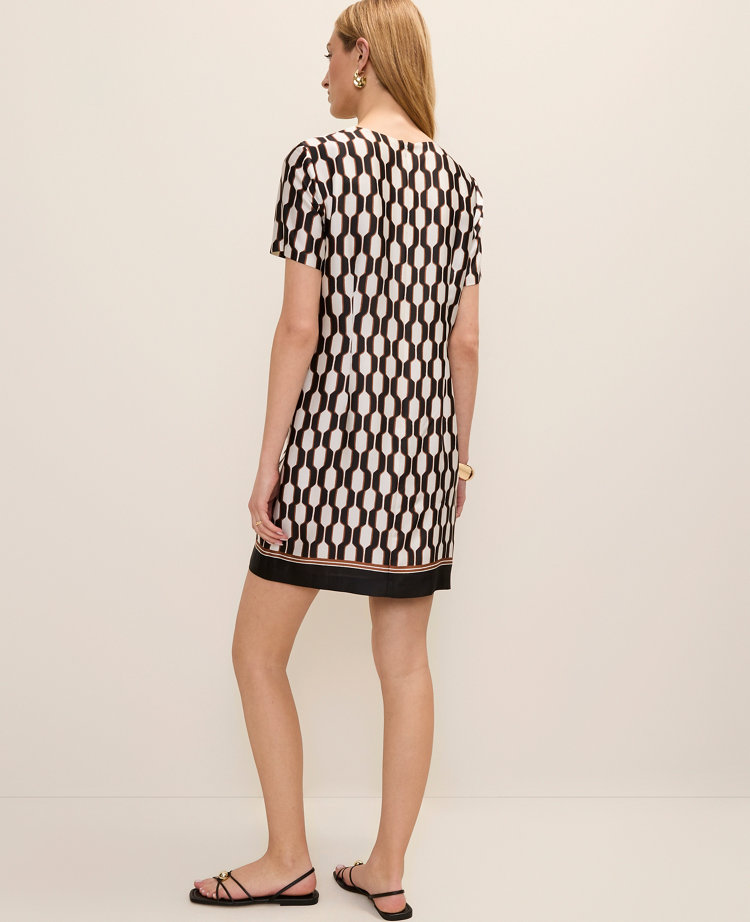 Chain Link Shift Dress