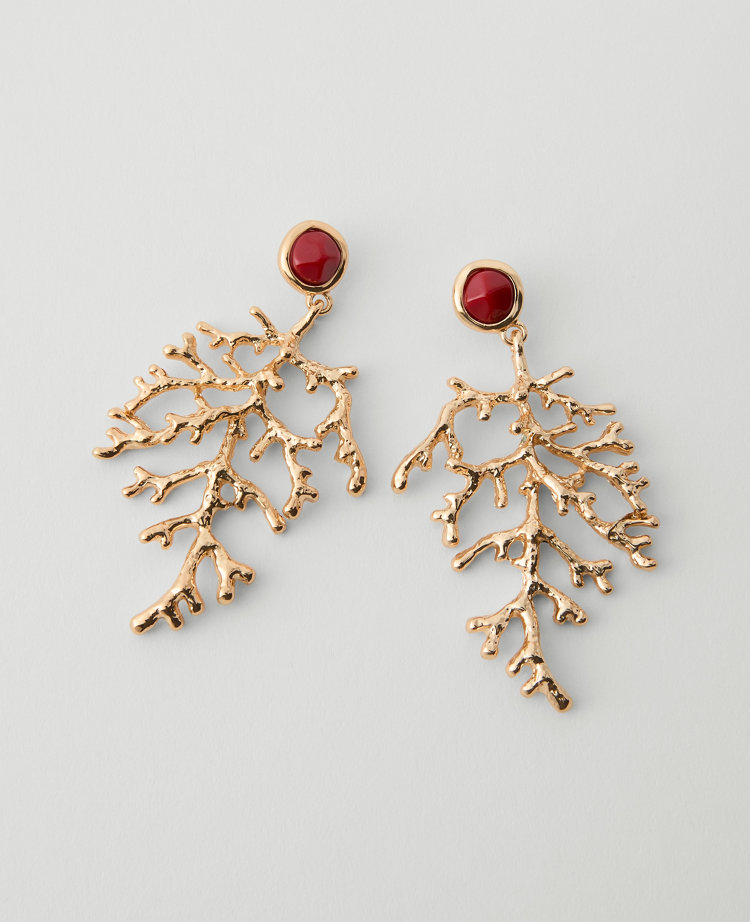 Tree Branch Drop Earrings