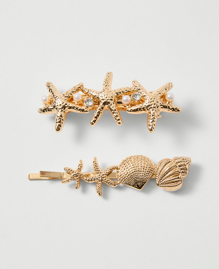 Weekend Shell Hair Clip Set