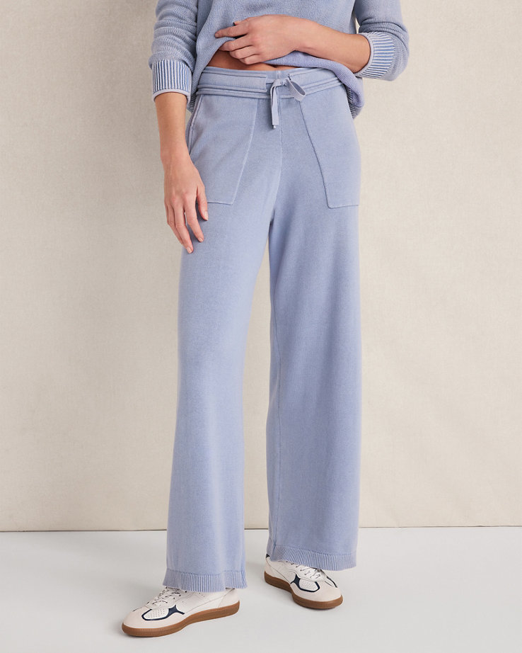 Haven Well Within Organic Cotton Knit Wide Leg Pants