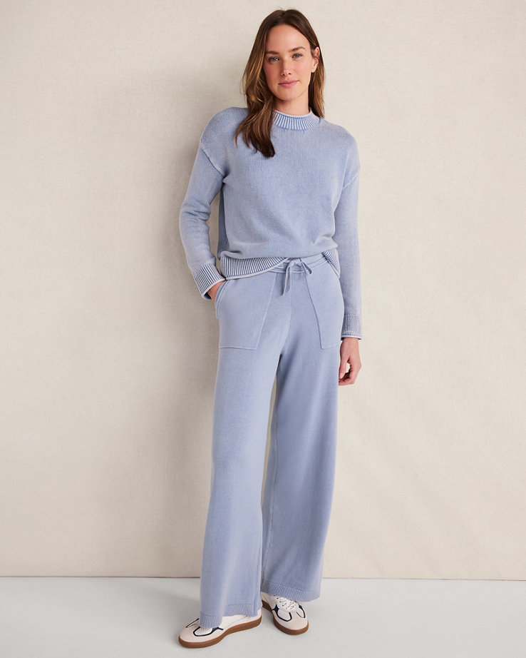 Haven Well Within Organic Cotton Knit Wide Leg Pants