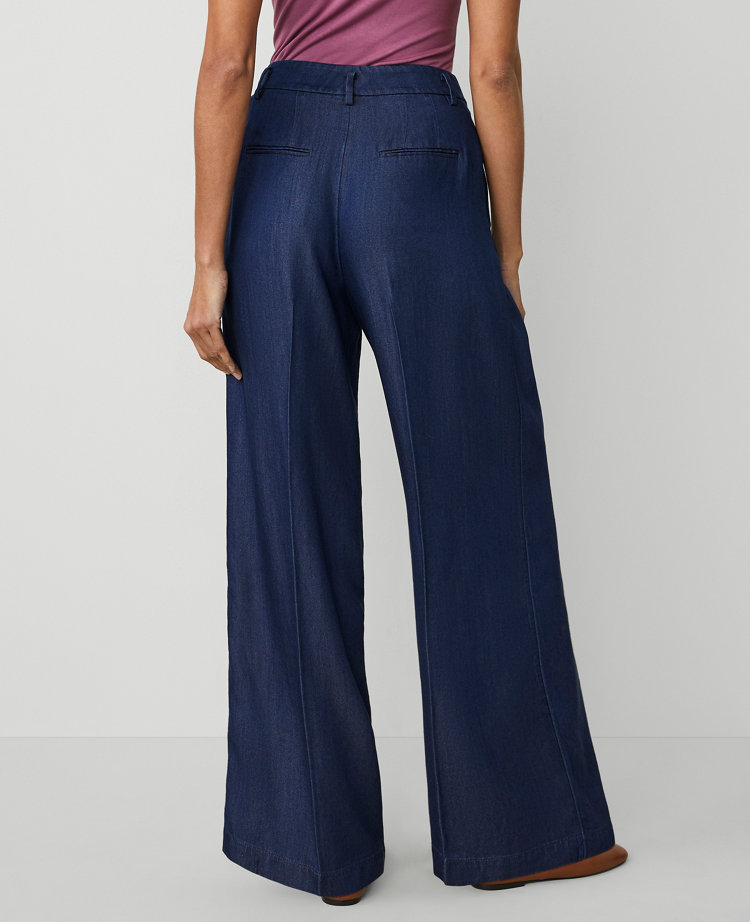 The Wide-Leg Pant in Refined Denim