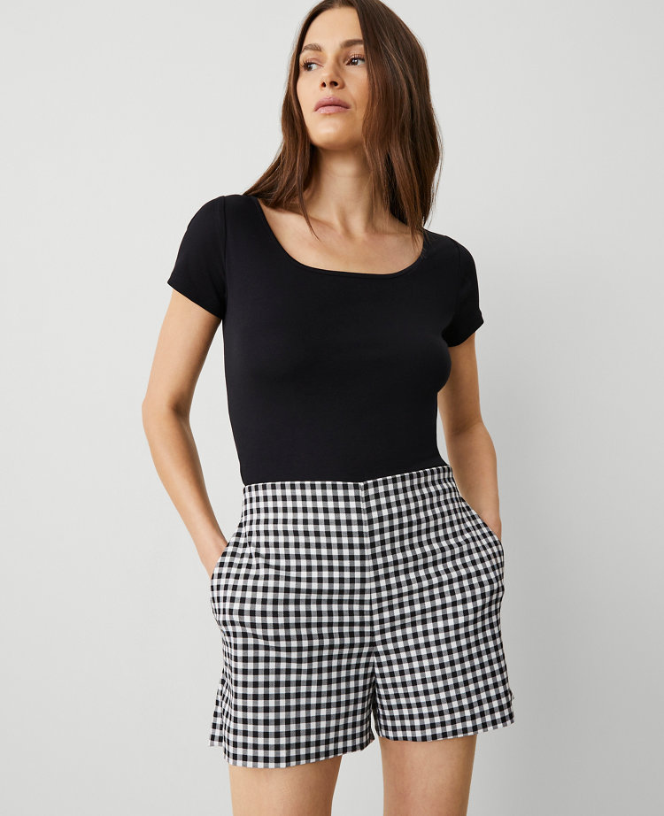 The Side-Zip Short in Gingham