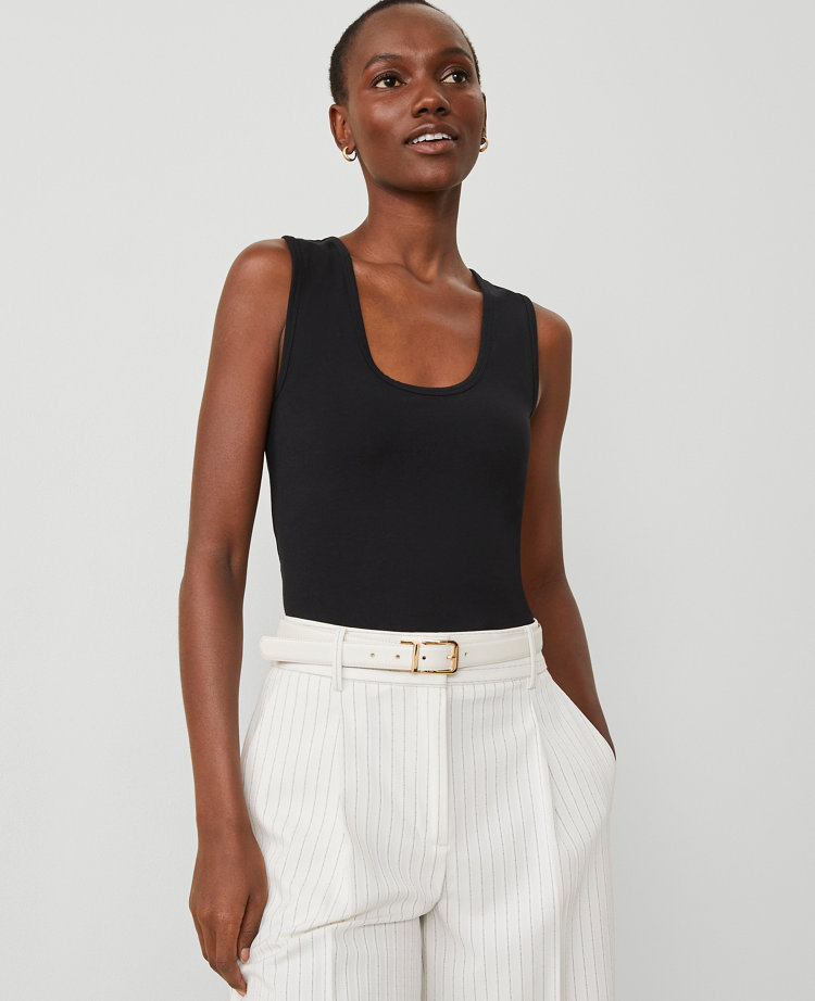 Modern Scoop Neck Tank Top