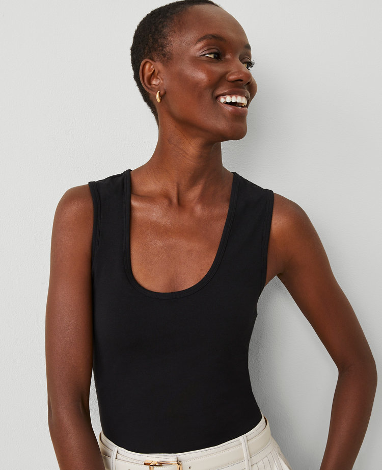 Modern Scoop Neck Tank Top