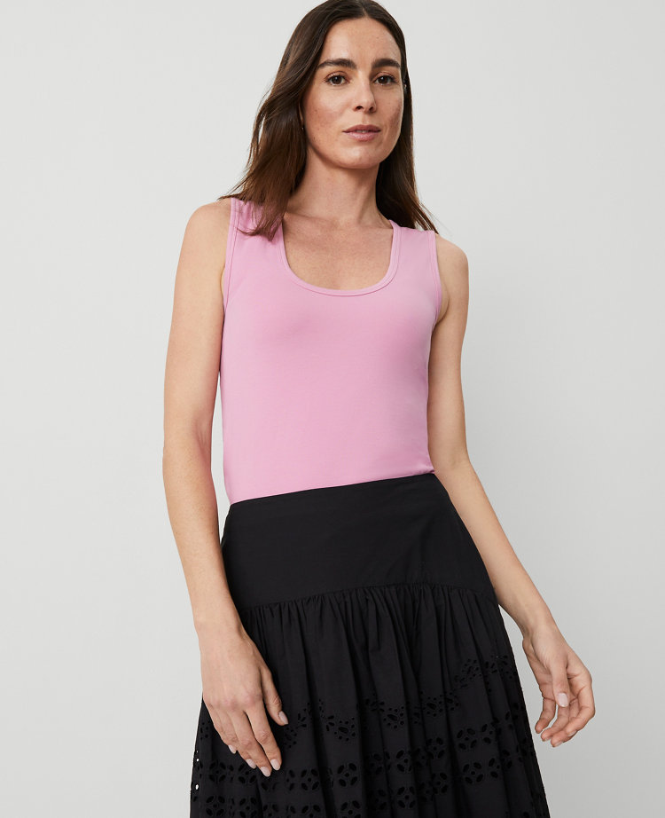 Modern Scoop Neck Tank Top