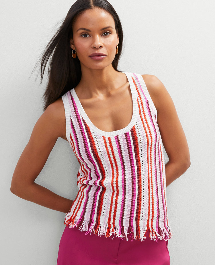 Fringe Striped Shell
