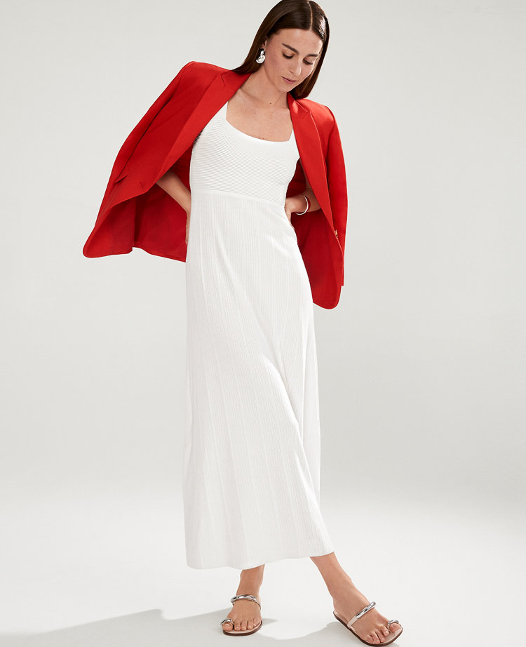 Ribbed Midi Sweater Dress