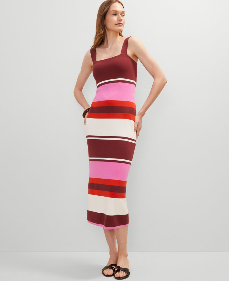 Striped Sweater Dress