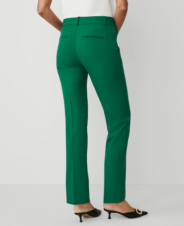 The Petite Straight Pant in Textured Drape