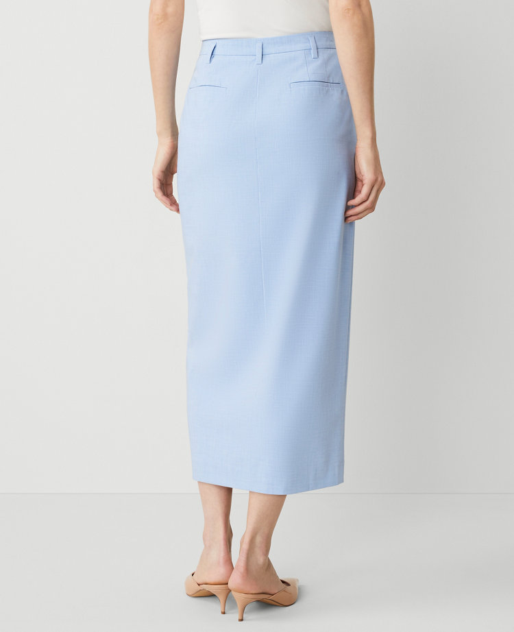 The Petite Trouser Column Midi Skirt