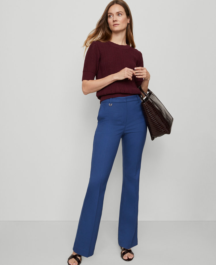 The Slim Flare Trouser Pant in Bi-Stretch