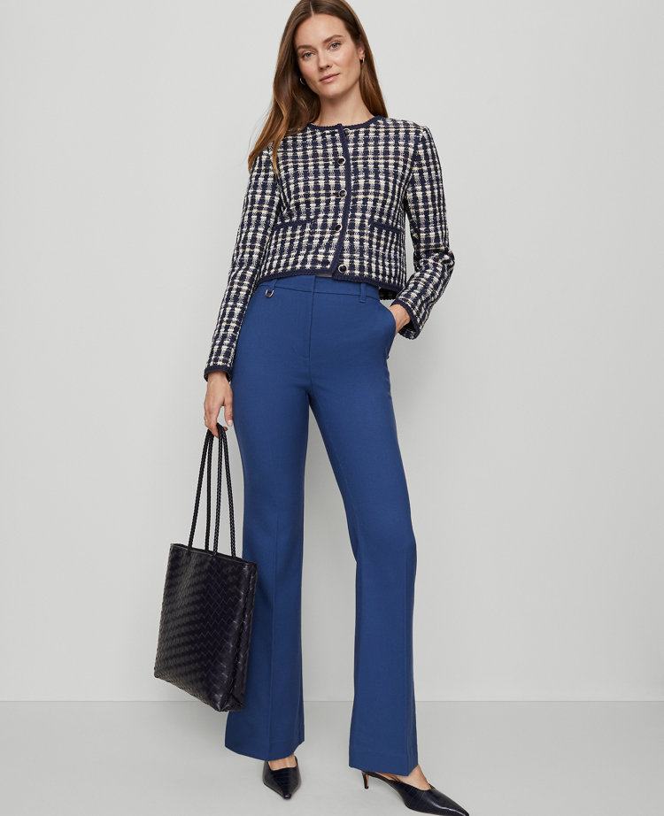 The Slim Flare Trouser Pant in Bi-Stretch