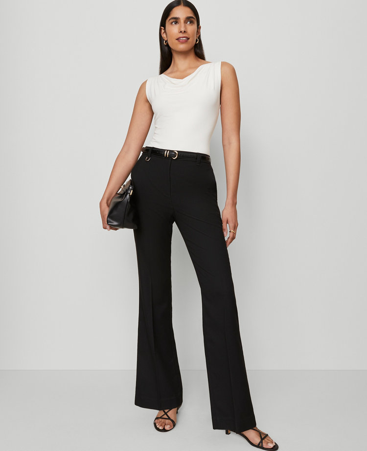 The Slim Flare Trouser Pant in Bi-Stretch